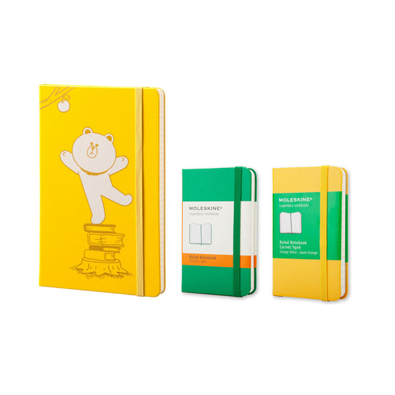 LINE FRIENDS NOTEBOOK + XS NOTEBOOKS x2
